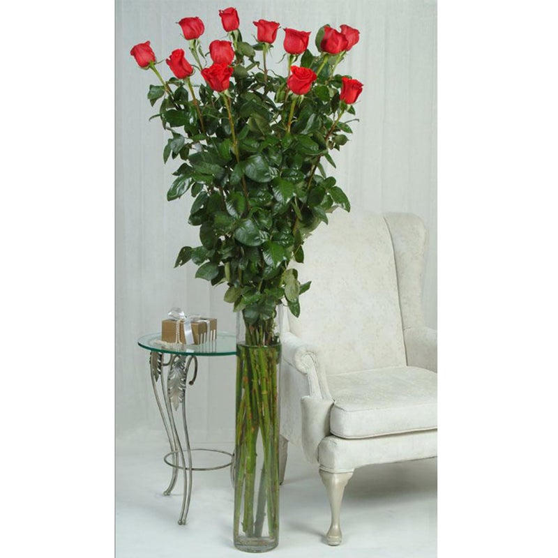 WGVI Quality Thick Weighted Tall Clear Cylinder Glass Vases, 4" W x 18" H, Flower Arrangement Floating Candle Holders Wedding Centerpieces Event Floral Container Artistic Display Home Decor, 1 Piece - Image 5